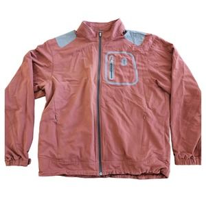 Cutter & Buck CBUK Brown Lightweight‎ Zip Up Jacket. Size L